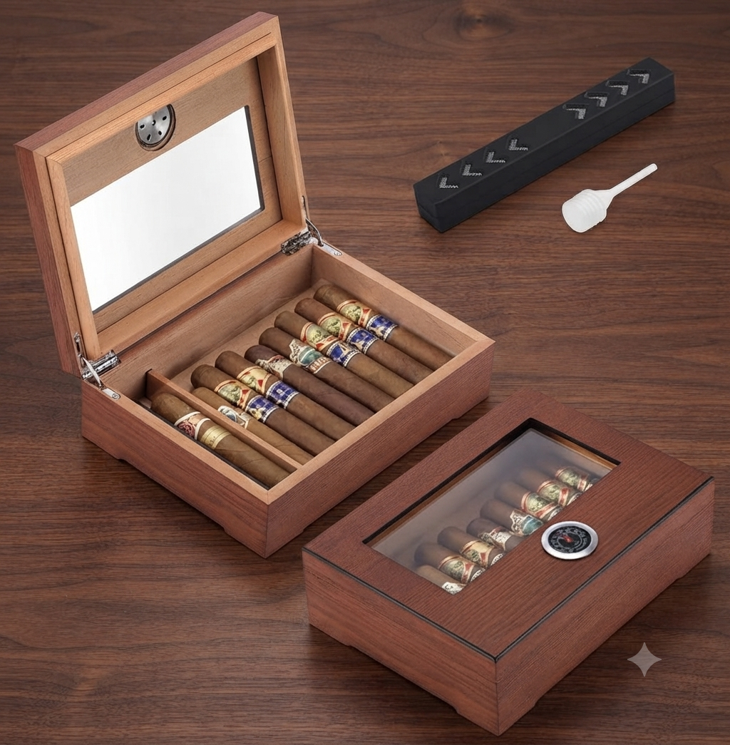  Brown Humidor
